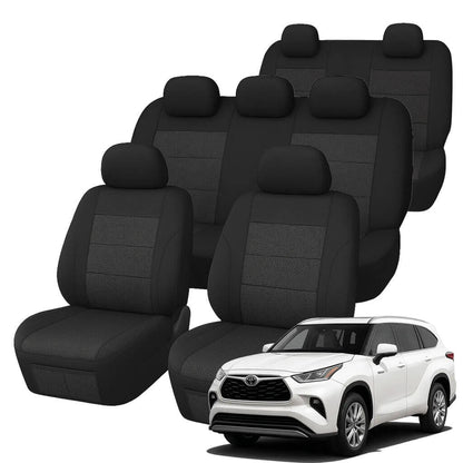 Toyota Kluger (7 Seater) Comfort Jacquard Seat Covers (03/2021-ON)