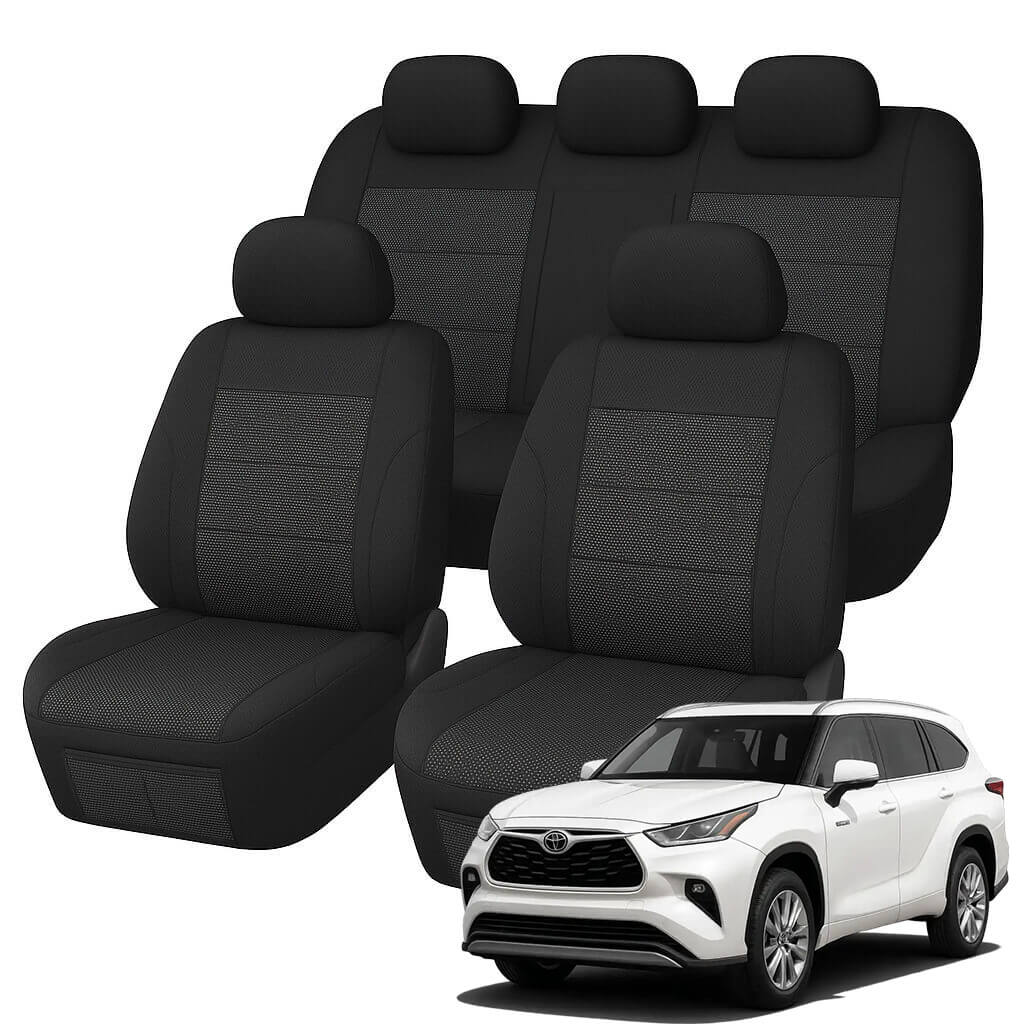 Toyota Kluger (5 Seater) Comfort Jacquard Seat Covers (03/2021-ON)