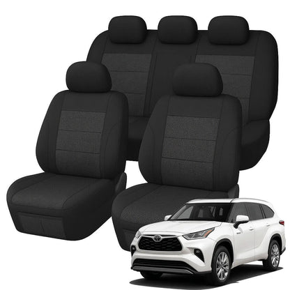 Toyota Kluger (5 Seater) Comfort Jacquard Seat Covers (03/2021-ON)
