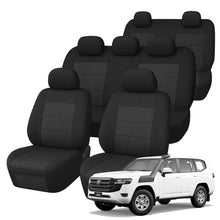 Toyota LandCruiser 300 Series GX / GXL (7 Seater) Comfort Jacquard Seat Covers (07/2021-ON)