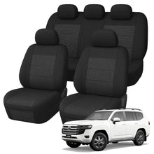 Toyota Landcruiser 300 Series VX / GRS (5 Seater) Comfort Jacquard Seat Covers (07/2021-ON)