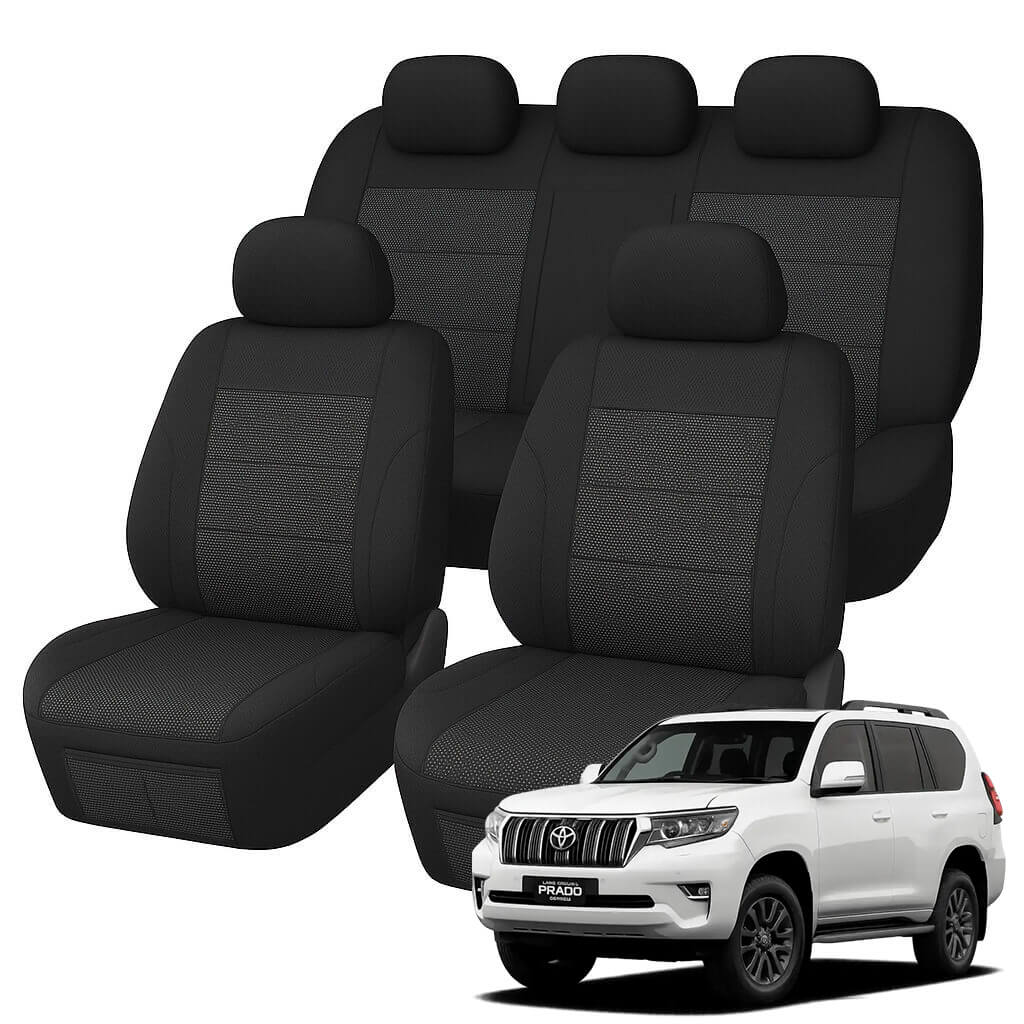 Toyota Prado 150 Series (5 Seater) Comfort Jacquard Seat Covers (11/2009-07/2024)