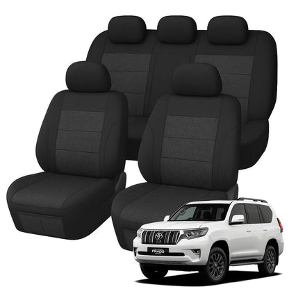 Toyota Prado 150 Series (5 Seater) Comfort Jacquard Seat Covers (11/2009-07/2024)