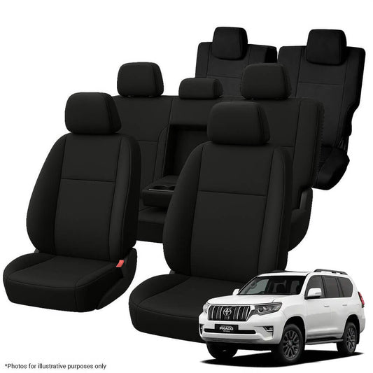 Toyota Prado 150 Series Neoprene Seat Covers Three Row Bundle (06/2009-07/2024)