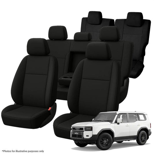 Toyota Prado 250 Series Neoprene Seat Covers Three Row Bundle (08/2024-ON)