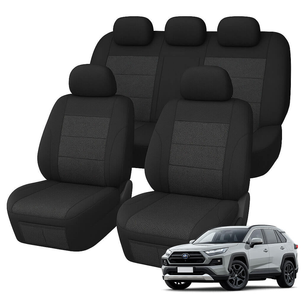 Toyota RAV4 XA50 Comfort Jacquard Seat Covers (01/2019-12/2025)
